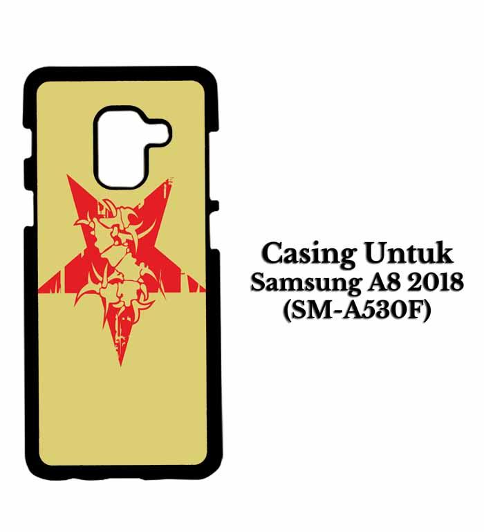 Casing SAMSUNG A8 2018 sepultura logo Hardcase Custom Case Se7enstores