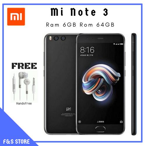 Xiaomi Mi Note 3 Ram 6GB Rom 64GB - Distributor