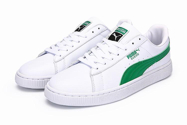 Pumas Sneaker Baru Gaya Uniseks Datar Sepatu Kasual-Putih