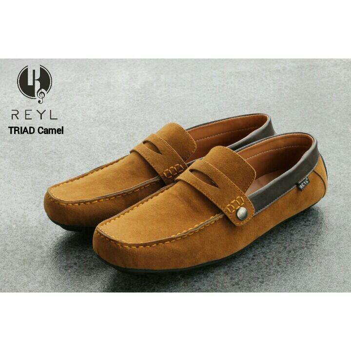 Reyl Shuffle Original Sepatu Casual Kulit Sepatu Pria Original Keren Adidas Nike Casual Slip On