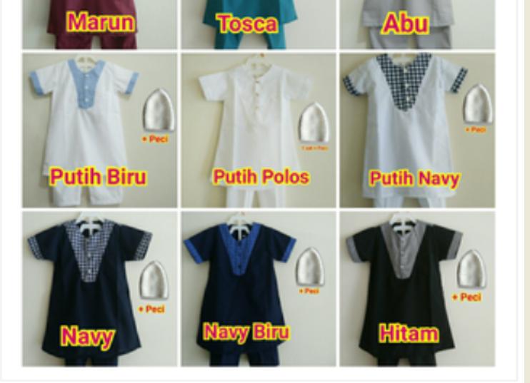 Setelan baju koko turkey/gamis bayi + jegging + peci - Maroon, M