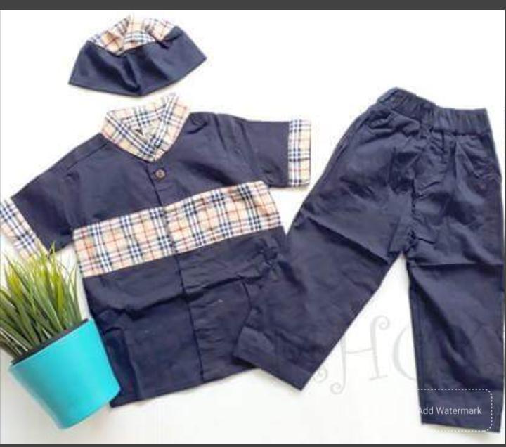 Set Koko Kotak Anak 6 bulan - 1 tahun - 2 Tahun - Koko turki pakistan bayi - baju lebaran bayi laki-laki - Pakaian Anak cowok
