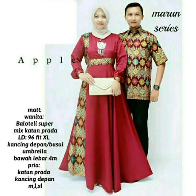 Lapaksolocity FREE BROS gamis kebaya modern JAMANNOW keluarga setelan wanita dan kemeja Cp HITAM