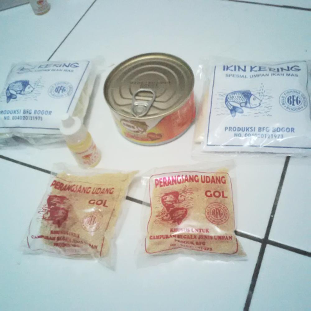 PAKET UMPAN PANCING 2 SIAP PAKAI UMPAN MANCING IKAN MAS DLL di lapak Andree Fishing or BFG andree_alivio