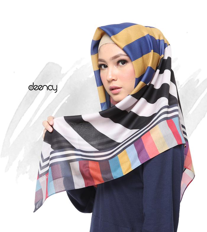 KERUDUNG PRINT SEGI EMPAT BAHAN VOAL BY DEENAY/SCARF VOAL BY DEENAY