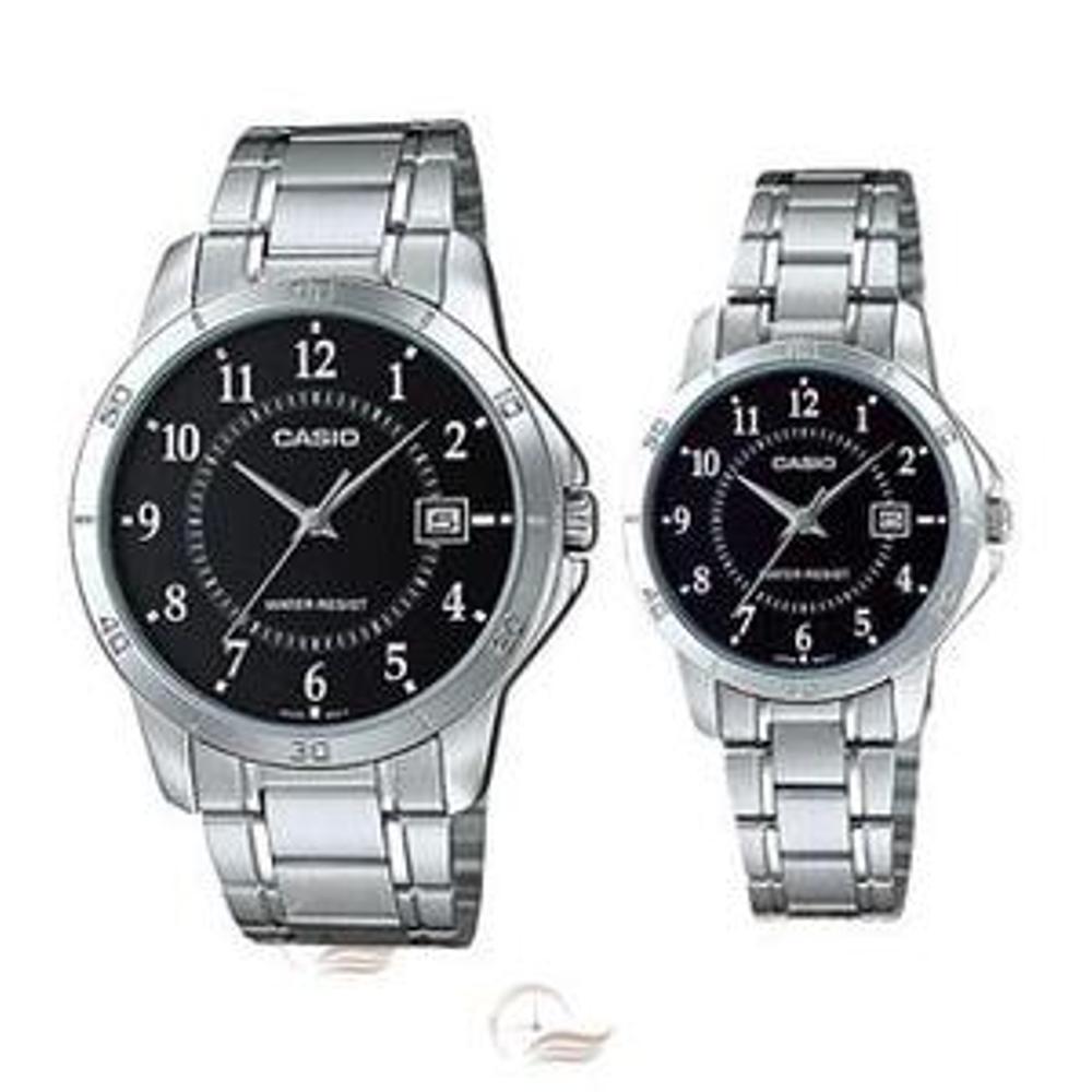 Jam Tangan Casio Original Couple Mtp&Ltp-V004d-1b (Harga Sepasang) MMBKL