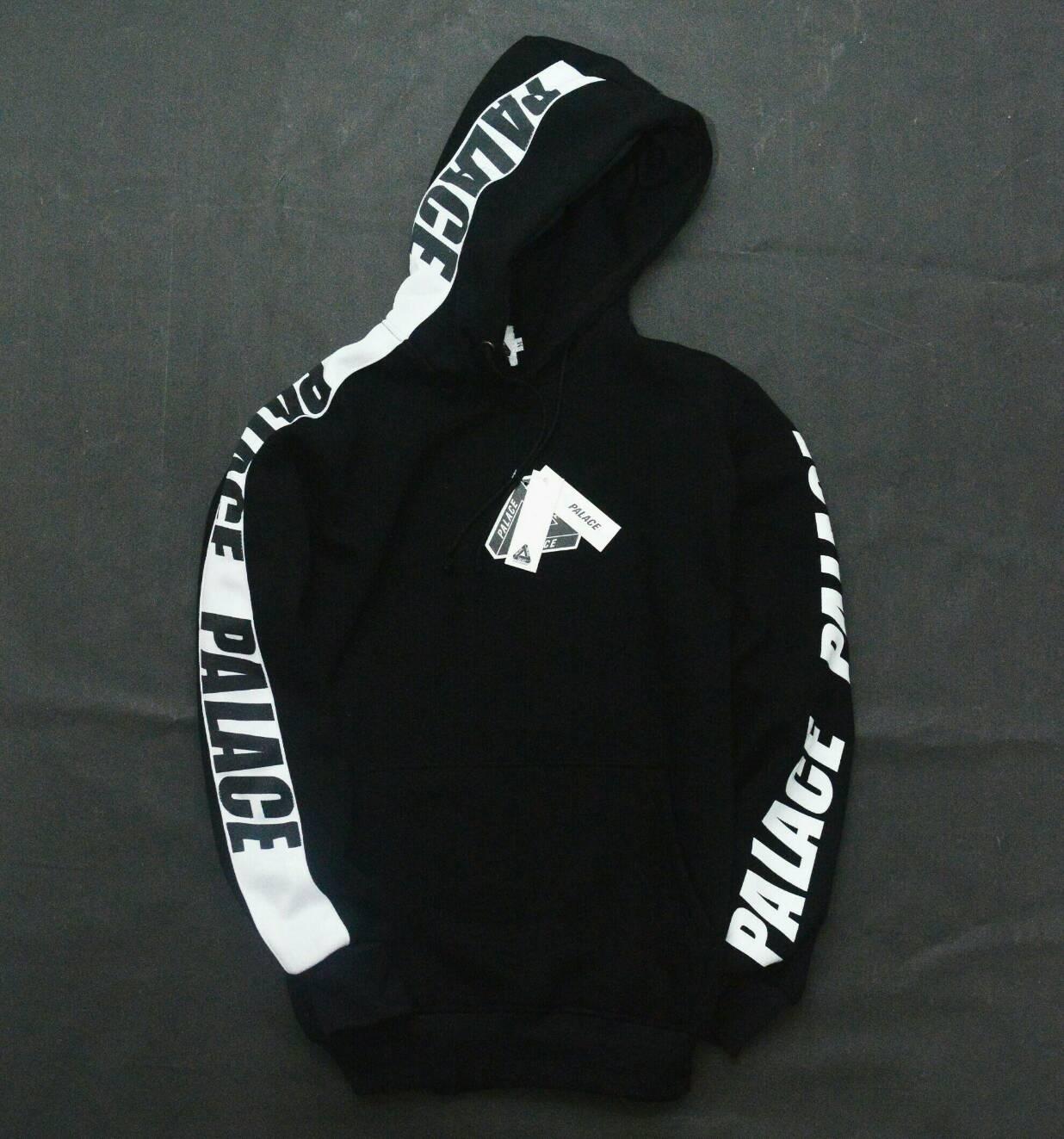 PALACE / JAKET HOODIE PALACE BLACK / JAKET UNISEX SIMPLE / HYPEBEAST JACKET