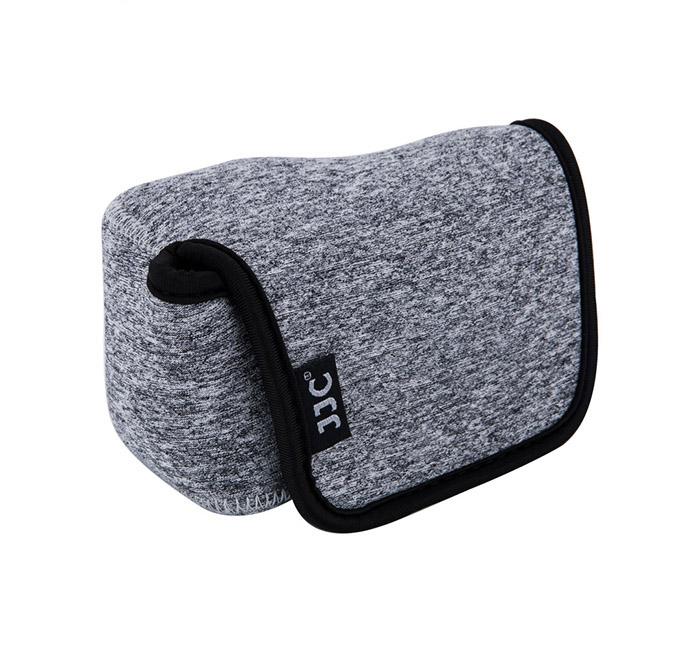 JJC Neoprene Mirrorless Camera Pouch Kamera Case Bag for Sony A5000, A5100, A6000, A6300, A6500 + 16-50mm (SELP1650) Lens, Fujifilm X-M1 X-T10 + 18mm Lensa, Fujifilm X30, Olympus E-PL7/6/5 + 14-42mm II R Lens, Canon G1X Mark III