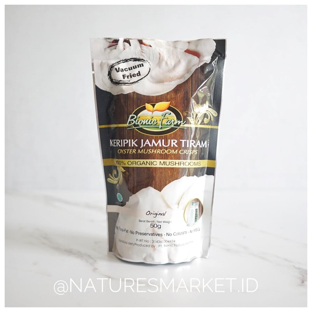 Naturesmarket.id - BIONIC FARM KERIPIK JAMUR TIRAM (ORIGINAL)