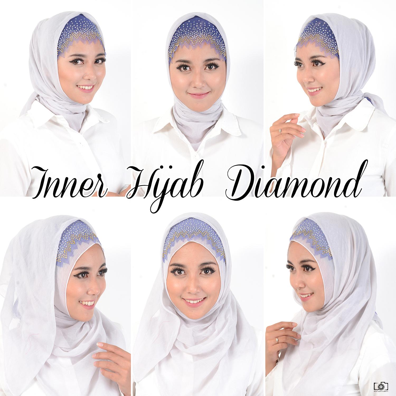 NOSH Inner Hijab Diamond Glamour Aksesoris Hijab Inner