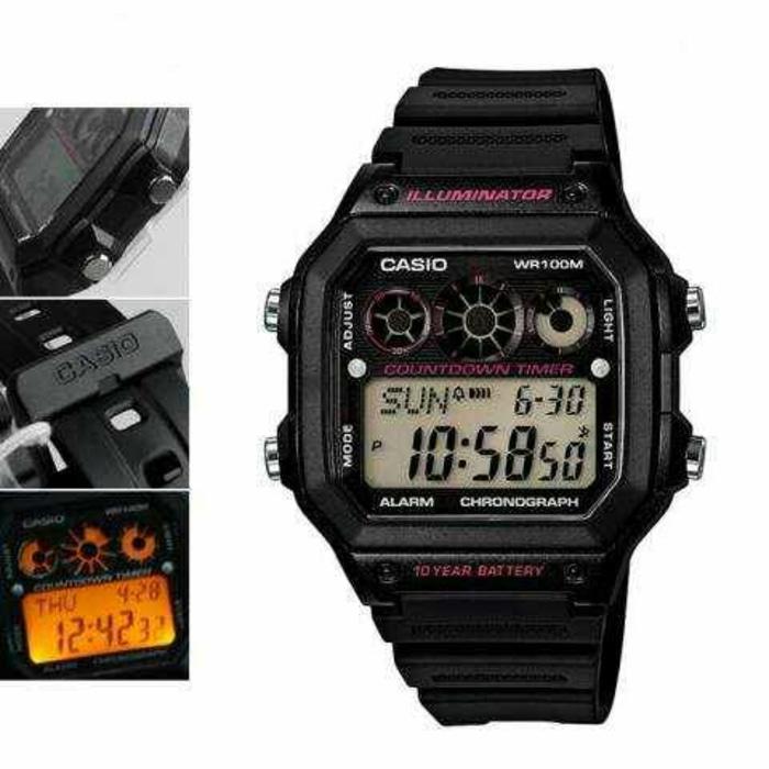 Jam Tangan Pria Merk Casio Original Type : Ae 1300 Original