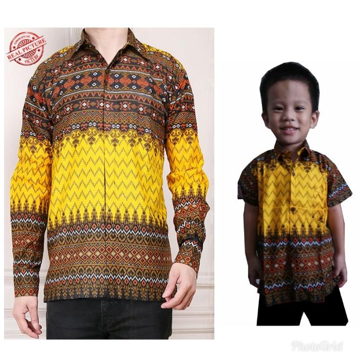Miracle Couple Atasan Kemeja Ello Ayah Dan kemeja Batik Anak
