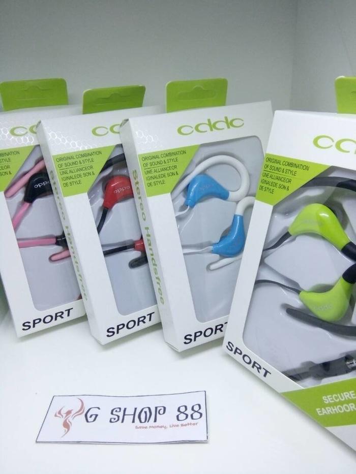 Handsfree Sport Branded Oppo Handsfree With Cantolan Telinga Pengiriman Random - Bisa Untuk Xiaomi Redmi Note 2 3 4 Max Redmi 1 1s 2 2A 3 3S Pro 4A 4 Prime 4X 5 Mi 1 1S Mi 2 2S Mi 3 Mi 4 4i 4c 4s Lenovo A2020 A1000 A7000 A6600 A6000 A5000 K800 K900