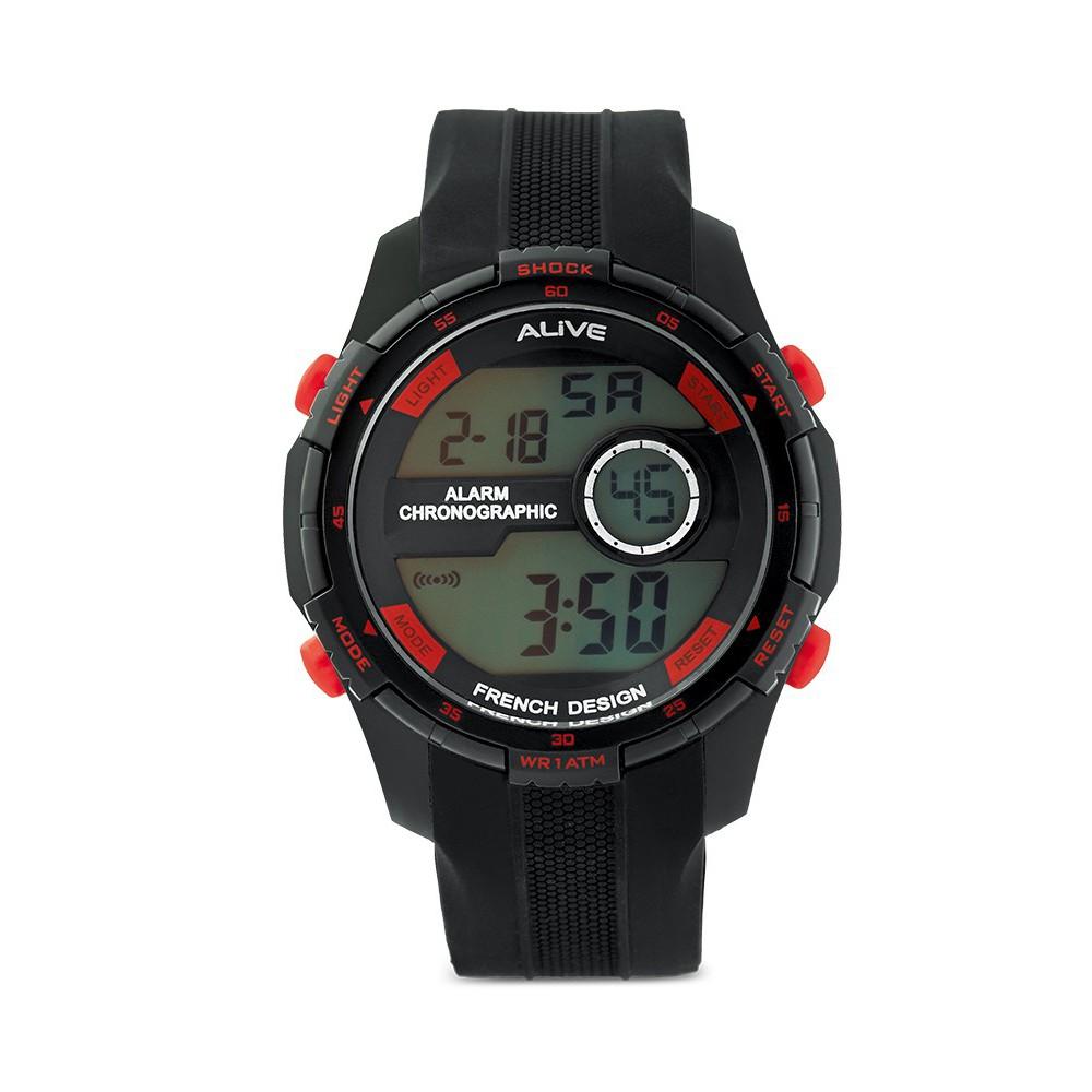JAM TANGAN PRIA IMPORT ALIVE SOPHIE MARTIN DIGITAL MAYER GPU1054B5 ORI MURAH TERBARU COWOK ANTI AIR