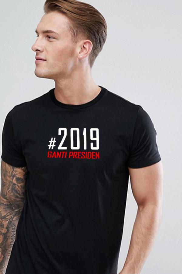 Just Cloth Kaos Distro #2019 Ganti Presiden Lengan Pendek