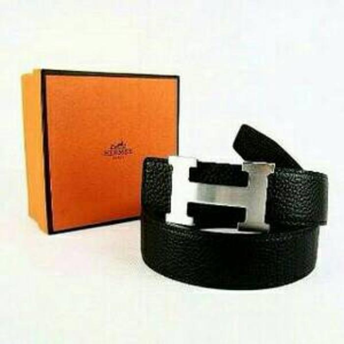 Ikat Pinggang Hermes Hitam Super / Gesper, Belt, Tali Pinggang - Ikat Pinggang Hermes Modern - Ikat Pinggang Hermes Elegan - Ikat Pinggang Hermes Best Quality