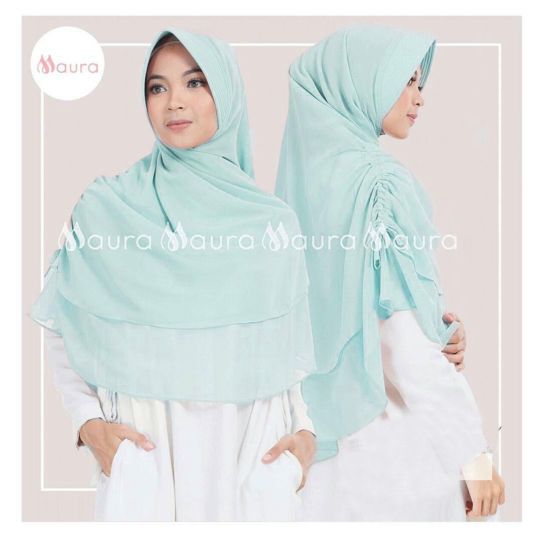 JILBAB INSTAN MURAH / MAURA MINT / VANILLA HIJAB / KHIMAR / PASHMINA / JILBAB SYARI / HIJAB / KERUDUNG YARI