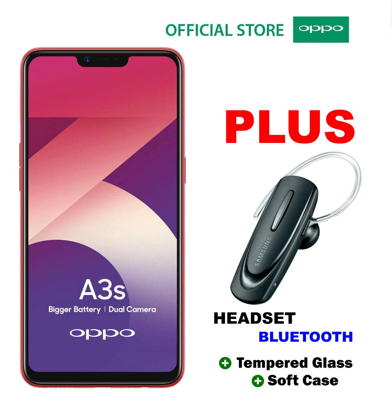 OPPO A3S 2/16GB - Plus Headset Bluetooth