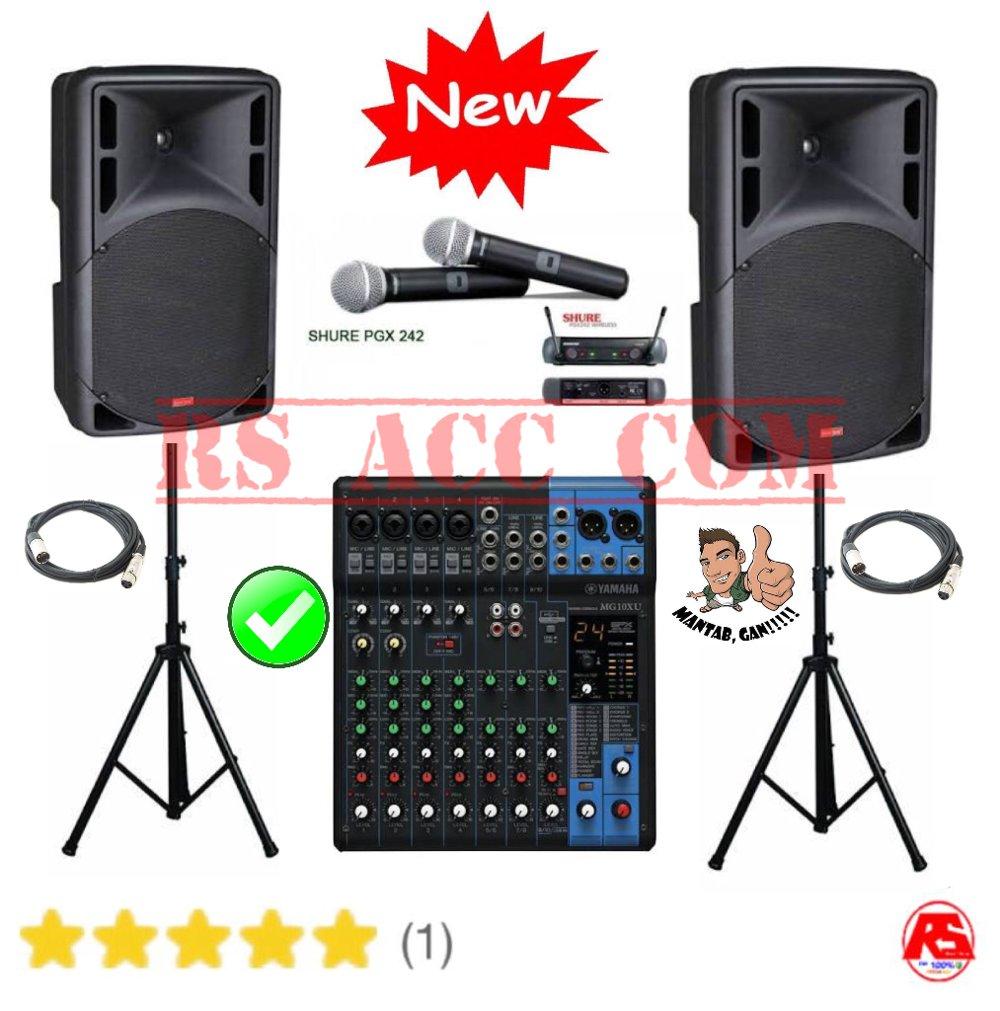 Paket Sound System Speaker Rae Baretone Yamaha Dan Shure Karaoke