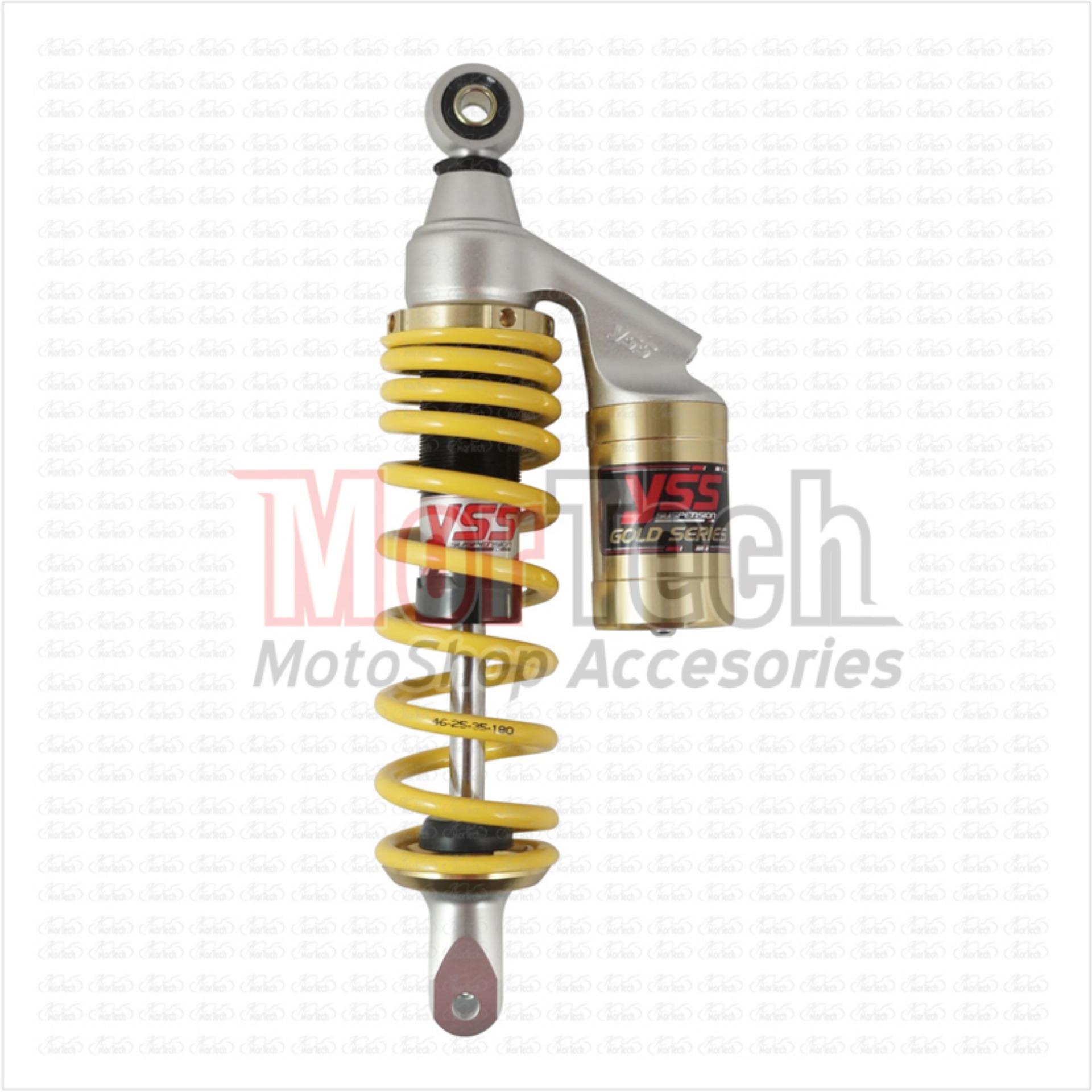 YSS Sok – Shok – Shockbreaker Gold Series Motor Vario FI 150 cc 30 cm Tabung Atas Kuning