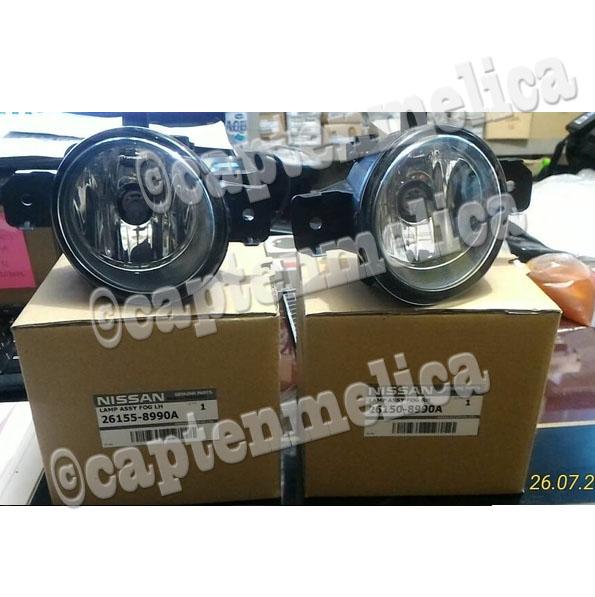 1psc Ori 100% Aksesoris Mobil nissan grand livina Mika Kaca Lampu Kabut Foglamp Fog Lamp Bemper Bumper Depan Original Orisinil Asli Aseli Mobil Asesoris Mobil Acesoris Mobil Livina
