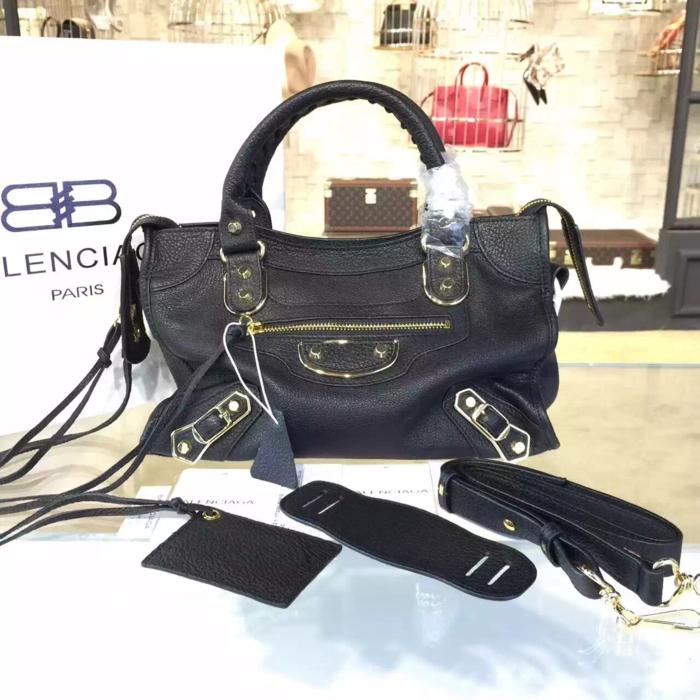 JUAL TAS BALENCIAGA CITY BLACK MIRROR QUALITY 30CM - zSzFpV