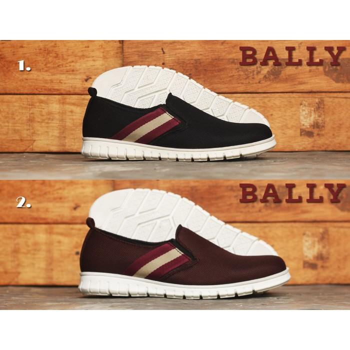 Promo Termurah Sepatu Pria Casual Slop Bally Shoes Best Seller Gratis Ongkir