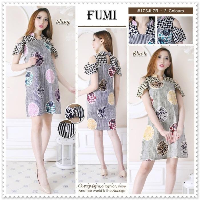 FUMI - DRESS Batik Modern GAUN Batik Baju Cheongsam