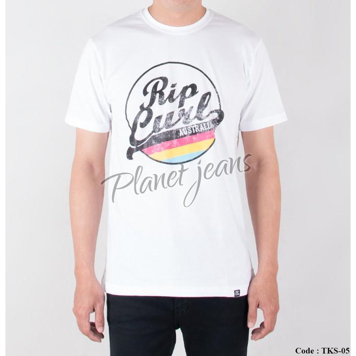 BAJU KAOS DISTRO COWOK RIPCURL / T-SHIRT SURFING PRIA SKET SURF TKS03 KKFOLA -