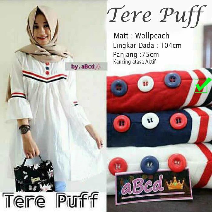 Baju Atasan - Blouse - Tunik - Baju Muslim - Blus Muslim - Tere Puff