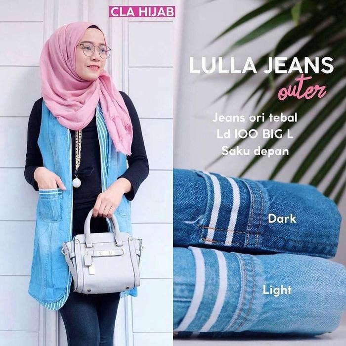 Cardigan Lulla Jeans Outer Muslim Hits Branded Gaul
