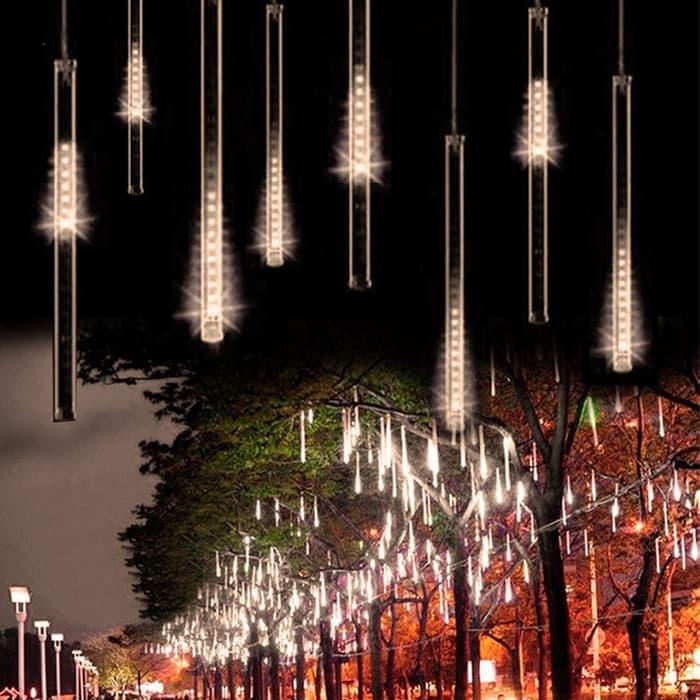Lampu Hias Outdoor Indoor Kebun Taman Meteor Rain Lampu Dekor Kafe