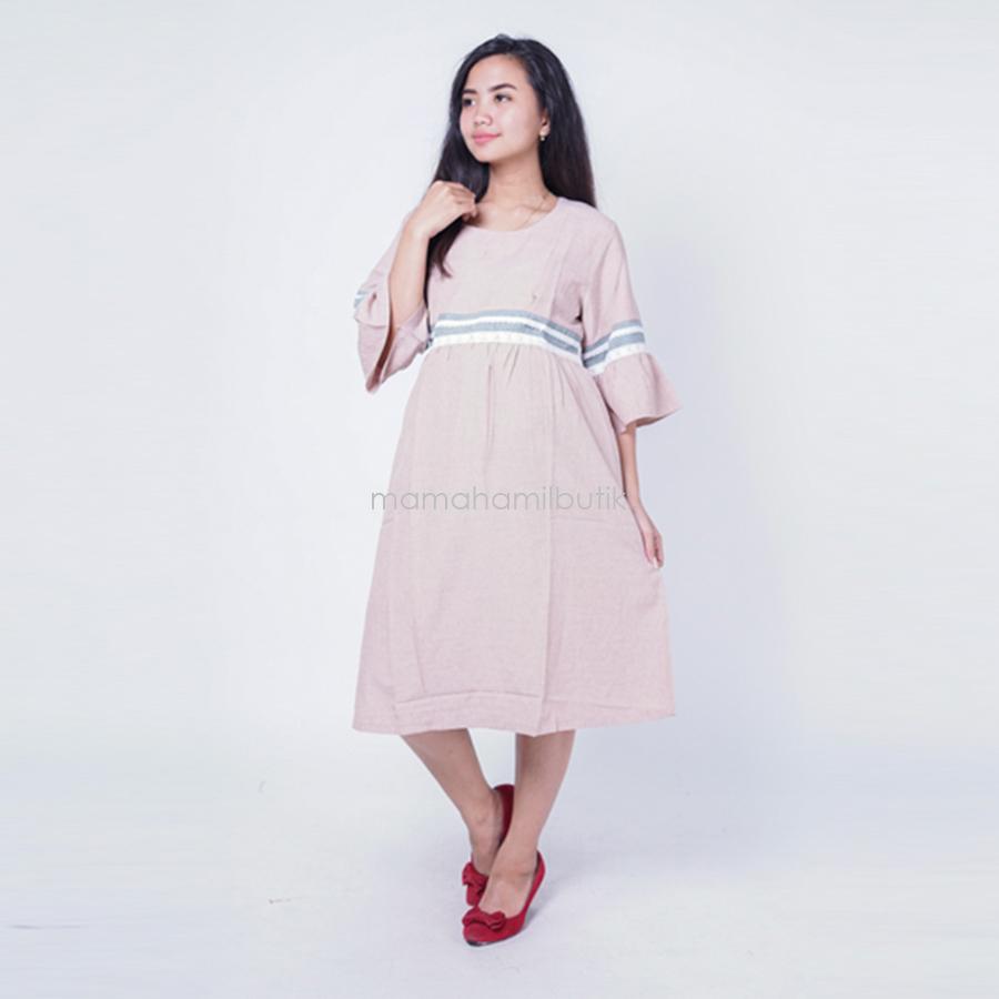 Mama Hamil Dress Hamil Menyusui Renda Baju JUMBO / BIG SIZE / Atasan Hamil / Kemeja Hamil / Kemeja / Baju Murah / Celana Hamil / Ibu Hamil Menyusui / Baju Hamil Kantor .