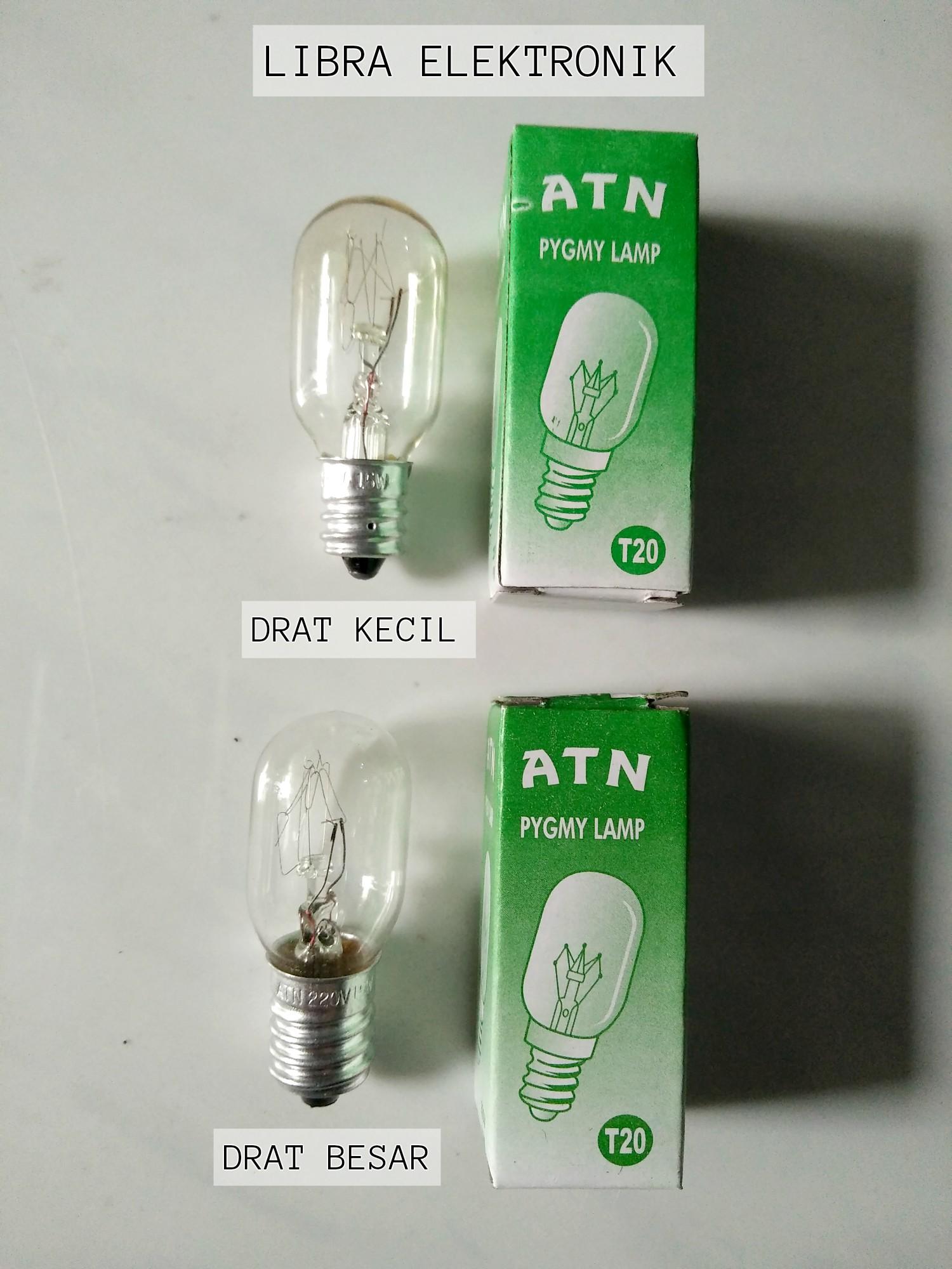 Lampu Kulkas Drat Besar Dan Kecil Harga per 2 pcs