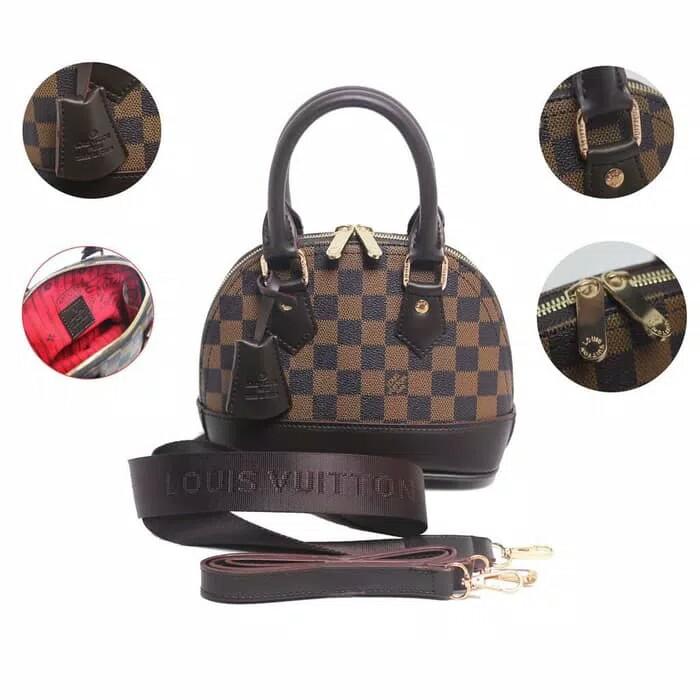 Tas Batam tas wanita import LV Alma 2 tali