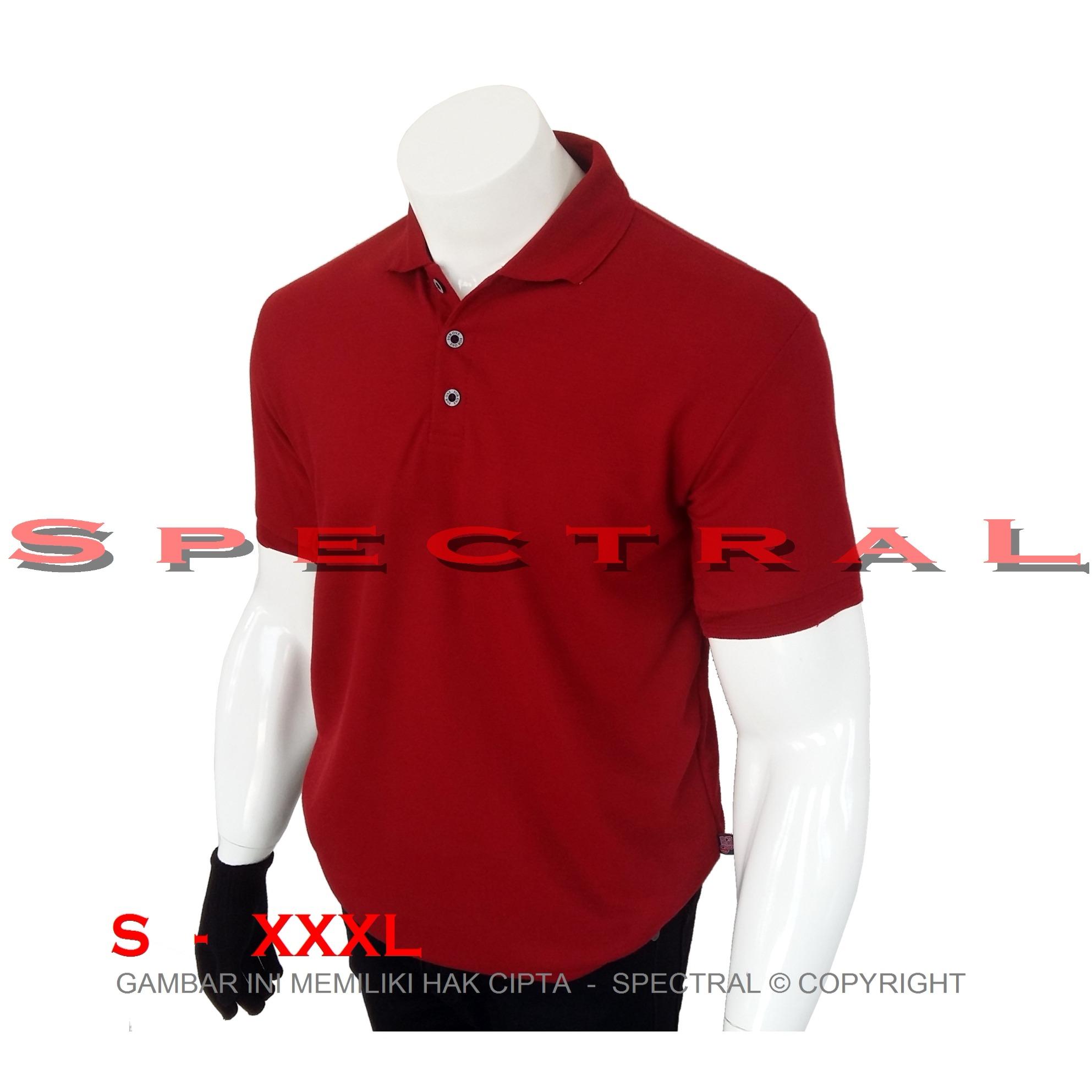 Spectral – 22 WARNA - S M L XL XXL XXXL 3L 2L Polo Shirt Kaos Distro T-Shirt Fashion Pria Wanita Cowo Cewe Baju Shirt Jakarta Bandung Terbaru Baru Now Kekinian Atasan Pakaian Polos Lengan Kerah Berkerah Lacos Pique Formal Casual Sport Olahraga Murah Bagus