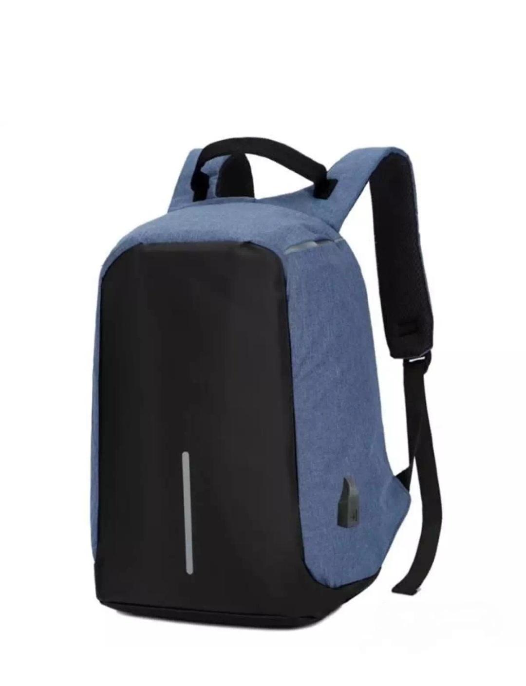 Tas Ransel Laptop Polo Anti maling USB port charger