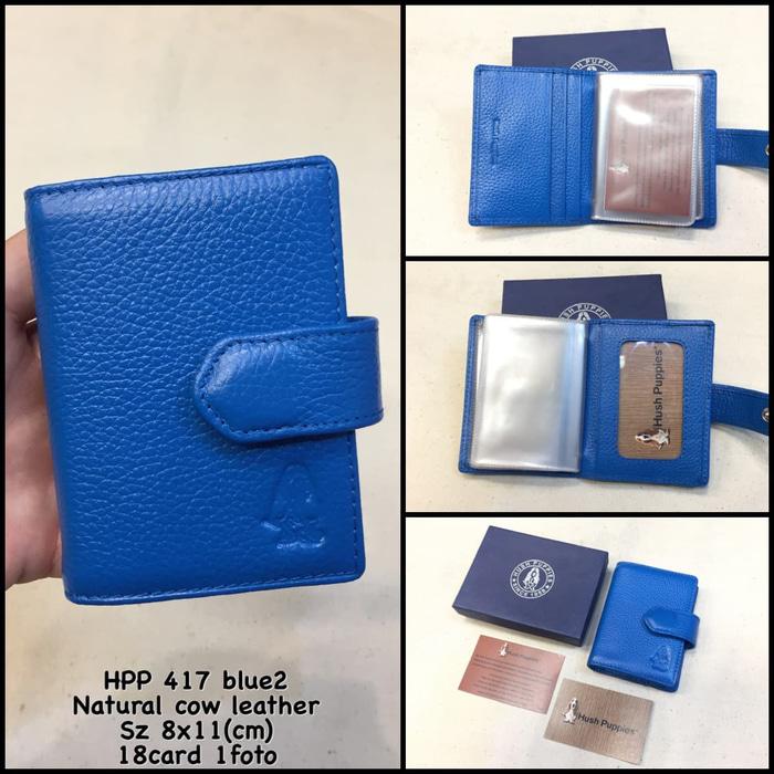 Dompet Hushpuppies 417 Blue2 Kw Super Dompet Kartu Dompet Kulit Pria