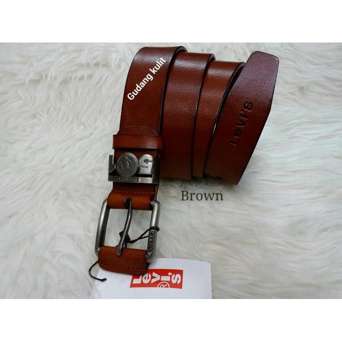 IKAT PINGGANG PRIA & WANITA KULIT ASLI-LEVIS-SUPER PREMIUM-IMPORT - Jdoge