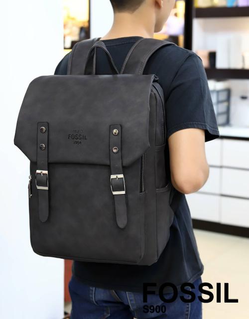 TAS WANITA BRANDED IMPORT BACKPACK LAPTOP KULIT FOSSIL S900 MURAH