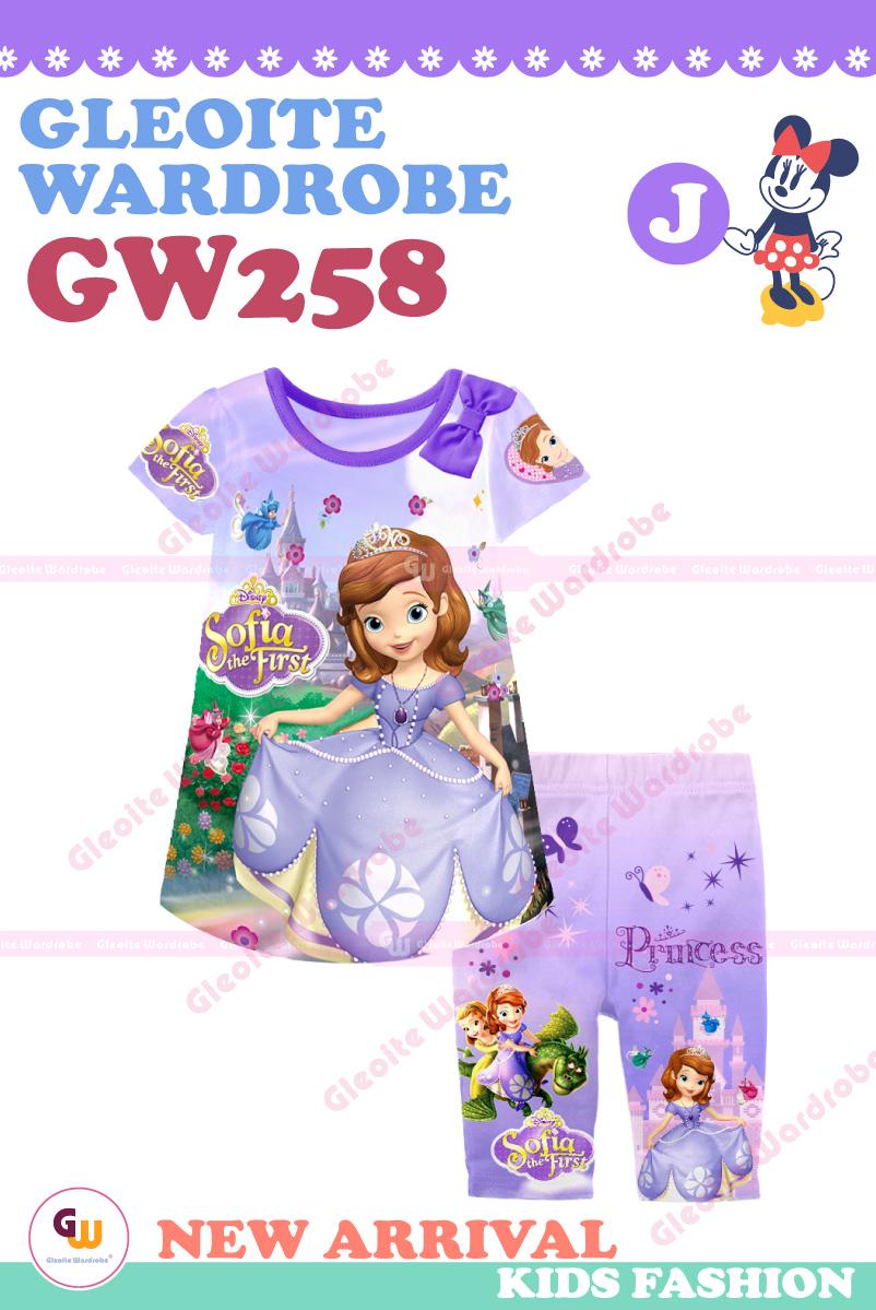 GW258-J - Piyama Anak - Sofia The First size 95-140