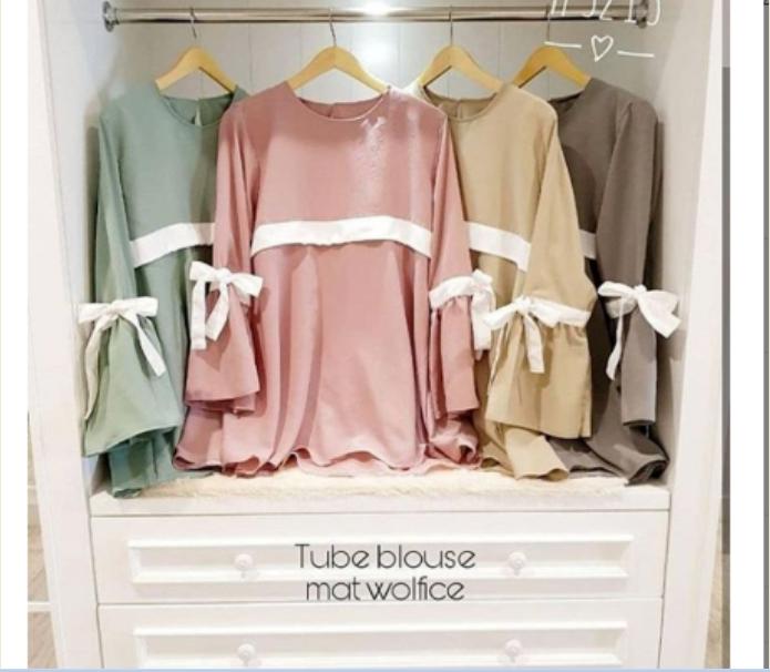 GROSIR BAJU KEATASAN MURAH TUBE BLOUSE WARNA PASTEL UKURAN ALL SIZE