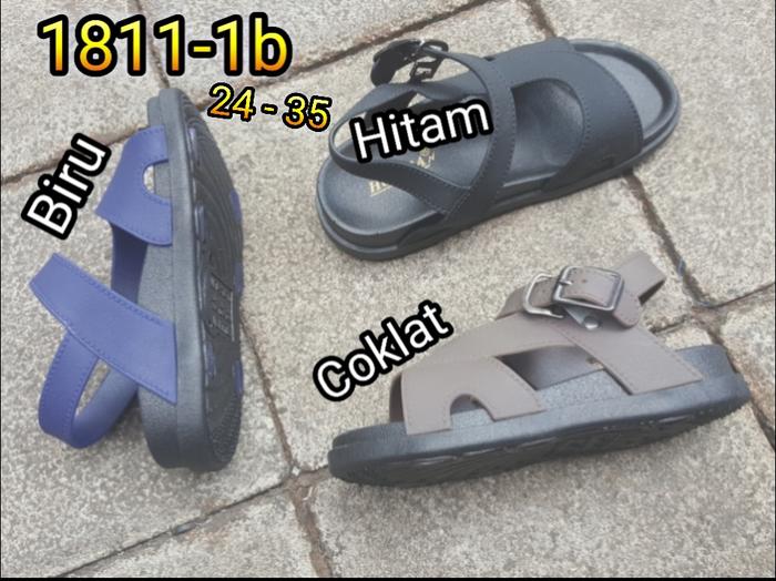 jelly sandal, anak size 24 - 35 sendal tali karet import 1811-1b - sendal karet anak import baru / sendal karet anak import murah / sendal karet anak import bagus / sendal karet anak import berkualitas / sendal karet anak import keren / sendal karet anak