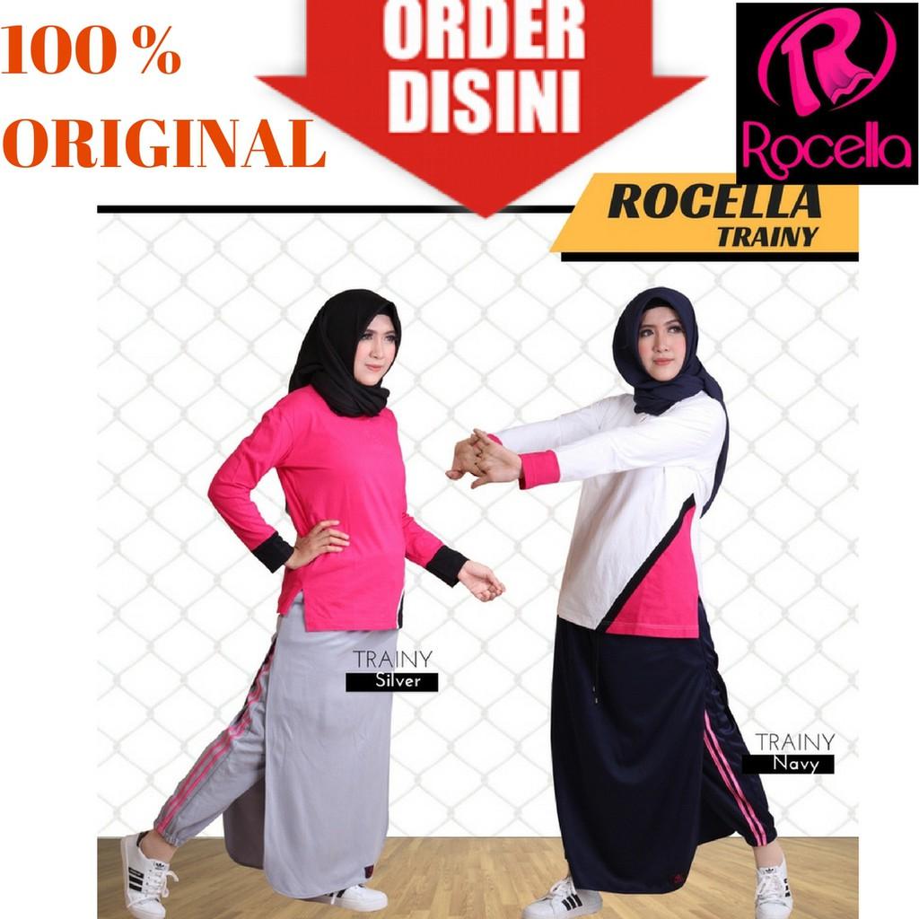 Black Lengkap !!!ð Rok Celana Trainy ð Training, Celana Olah Raga, Training Muslimah, Trening