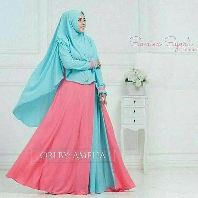 Busana Muslim Remaja Sanisa Syar'i Gamis Remaja Wtyuk