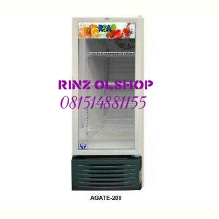 SHOWCASE RSA AGATE-200/ DISPLAY COOLER/ LEMARI PENDINGIN