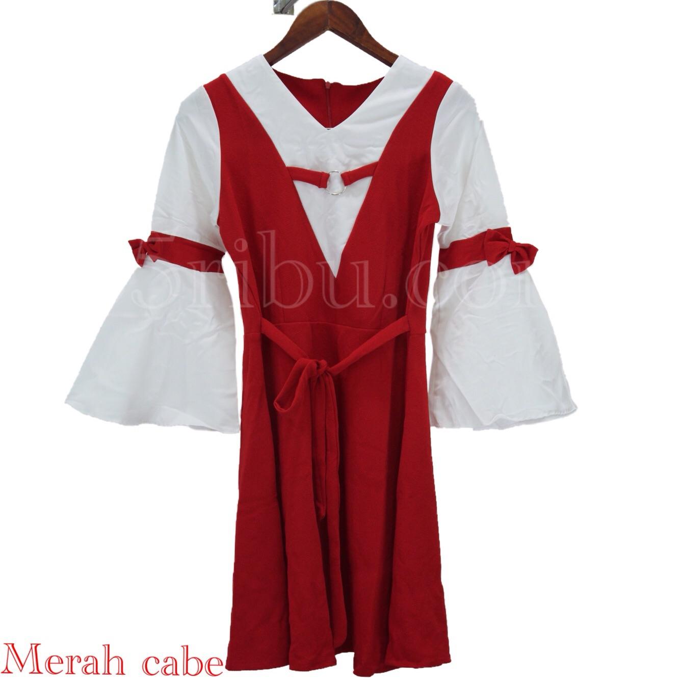 Atasan Tunik wanita muslim / muslimah / hijab mdl babydoll tangan terompet bahan babat dan balotelli
