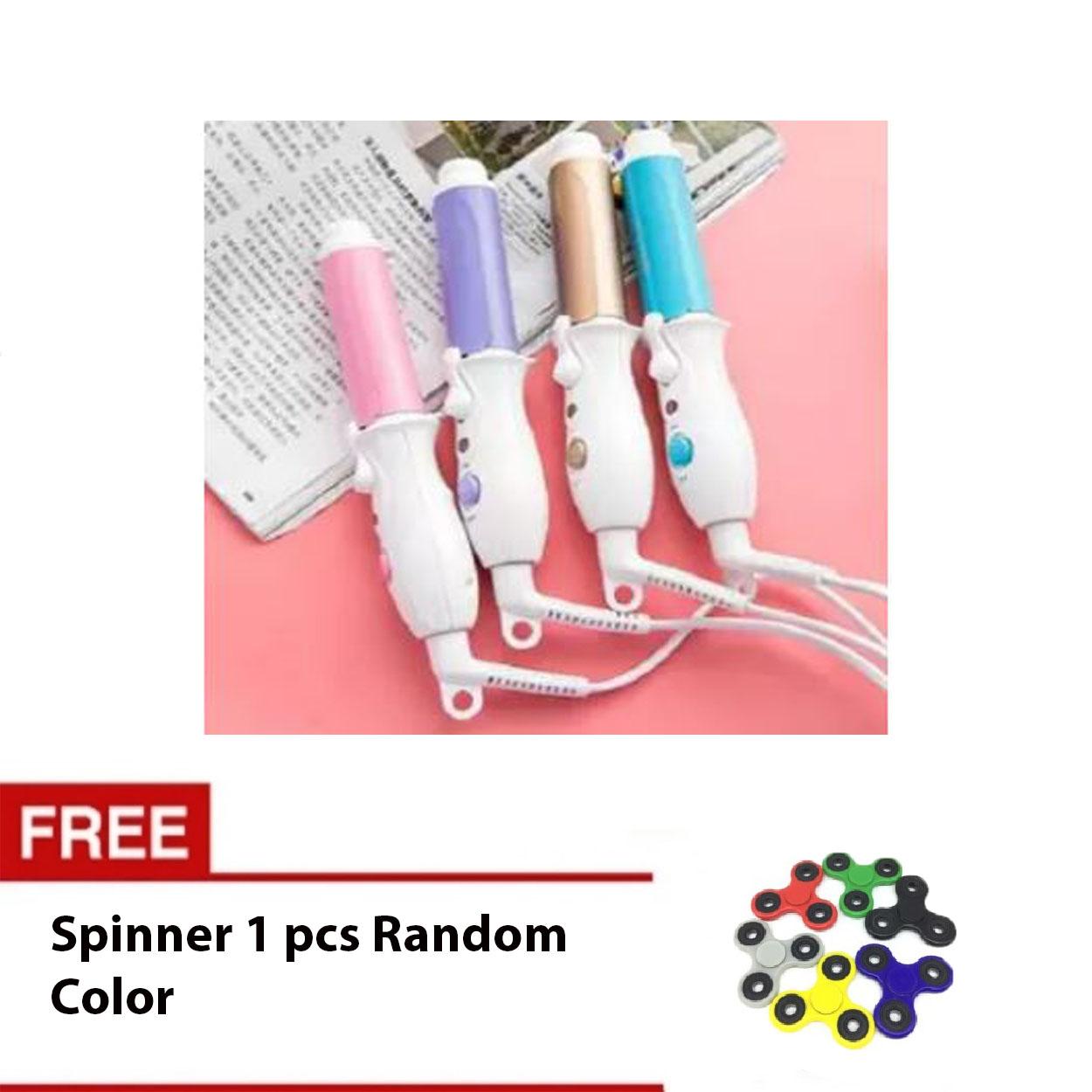 Aiueo Catok Mini Hair Curler Travel Mini Curler Chaozan Model XD-168 Random Color Bundling Spinner Biasa 1 Pcs Random Color