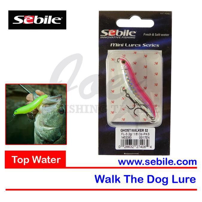 Sebile Ghost Walker 52 Pks 3-2Gr - Umpan Pancing Tiruan Lure Wtd Ul - Pancingqsad