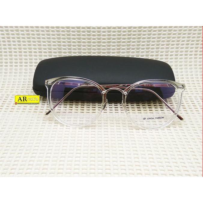 Promo..!! Frame Kacamata Minus Merk : Linda Farrow Blk Gratis Lensa - Djfpwjg